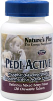 NaturesPlus Pedi-Active Mixed Berry -- 120 жевательных таблеток NaturesPlus