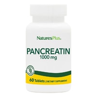 NaturesPlus Панкреатин -- 1000 мг -- 60 таблеток NaturesPlus