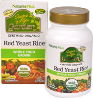 Source of Life® Garden Red Yeast Rice -- 60 Vegan Capsules (Веганские капсулы) NaturesPlus