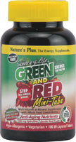 Source of Life® Green and Red Multi-Vitamin and Mineral Supplement -- 180 Mini Tablets (Таблетки) NaturesPlus