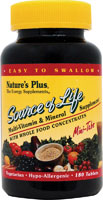 Source of Life Multi-Vitamin and Mineral Supplement -- 180 Mini Tablets (Таблетки) NaturesPlus