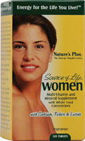 Source of Life® Women Multi-Vitamin and Mineral -- 120 Tablets (Таблетки) NaturesPlus