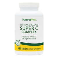 Super C Complex Sustained Release -- 180 Tablets (Таблетки) NaturesPlus