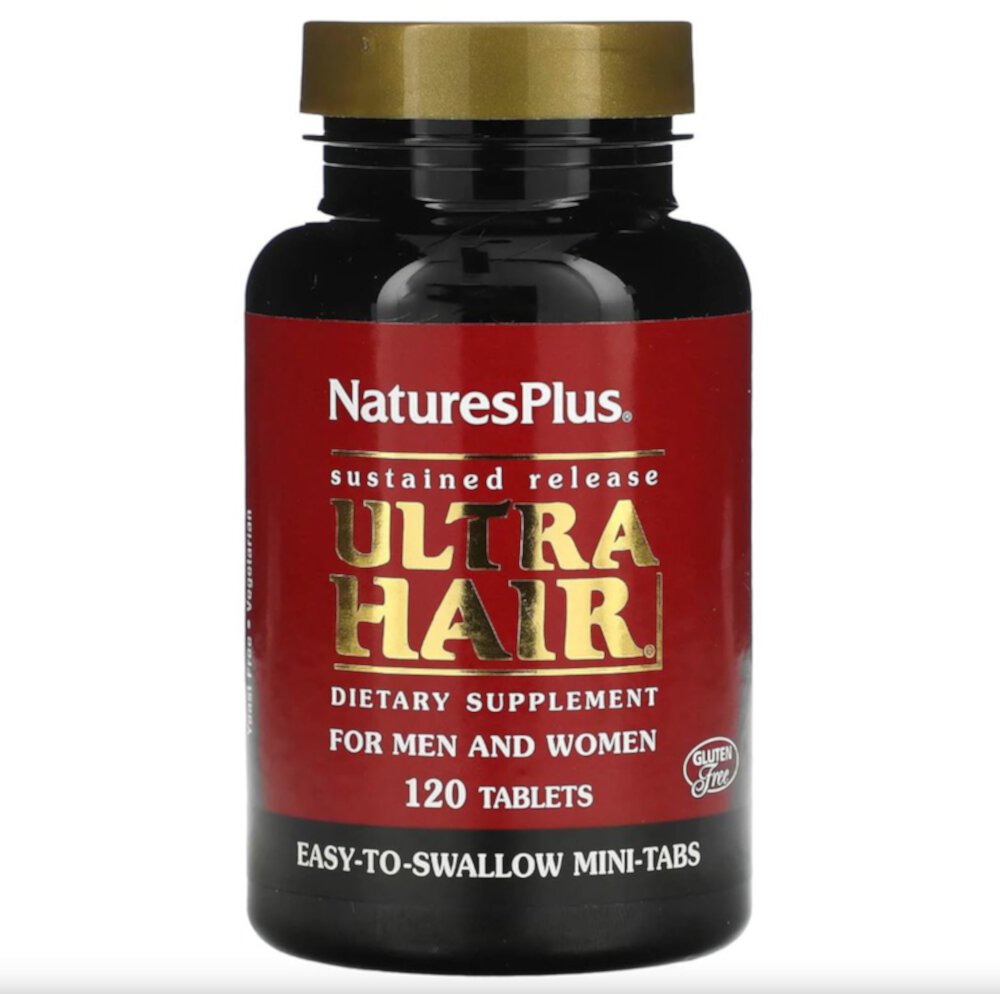 Ultra Hair пролонгированное высвобождение - 120 таблеток NaturesPlus