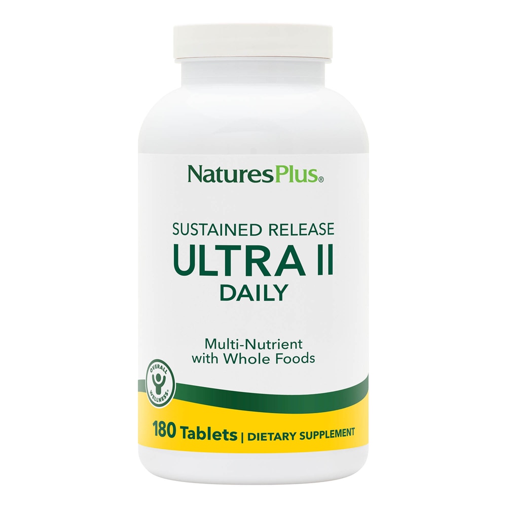 Ultra II Daily Multi-Nutrient with Whole Foods -- 180 Tablets (Таблетки) NaturesPlus