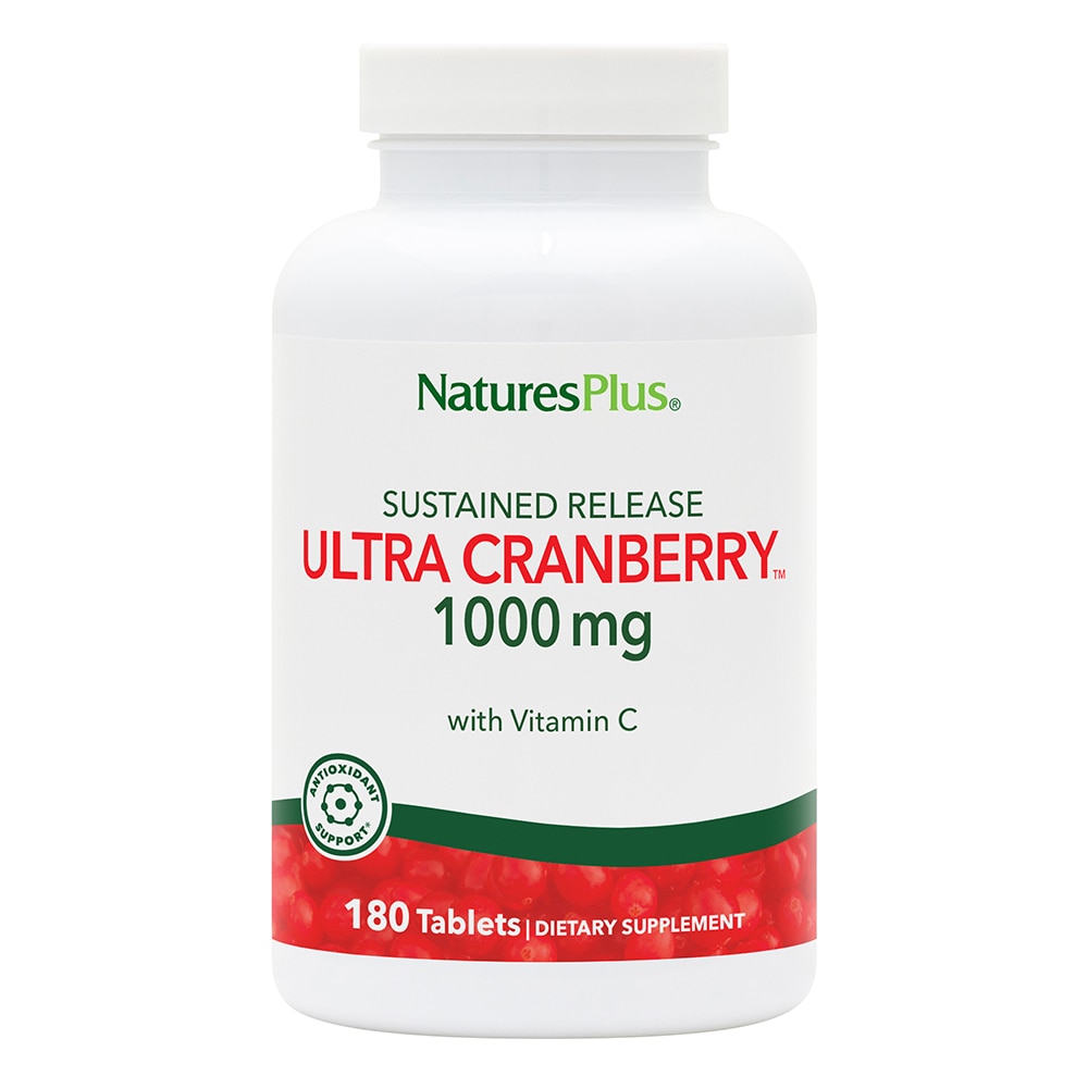 Ultra Maximum Potency Cranberry -- 1000 mg - 180 Tablets (Таблетки) NaturesPlus