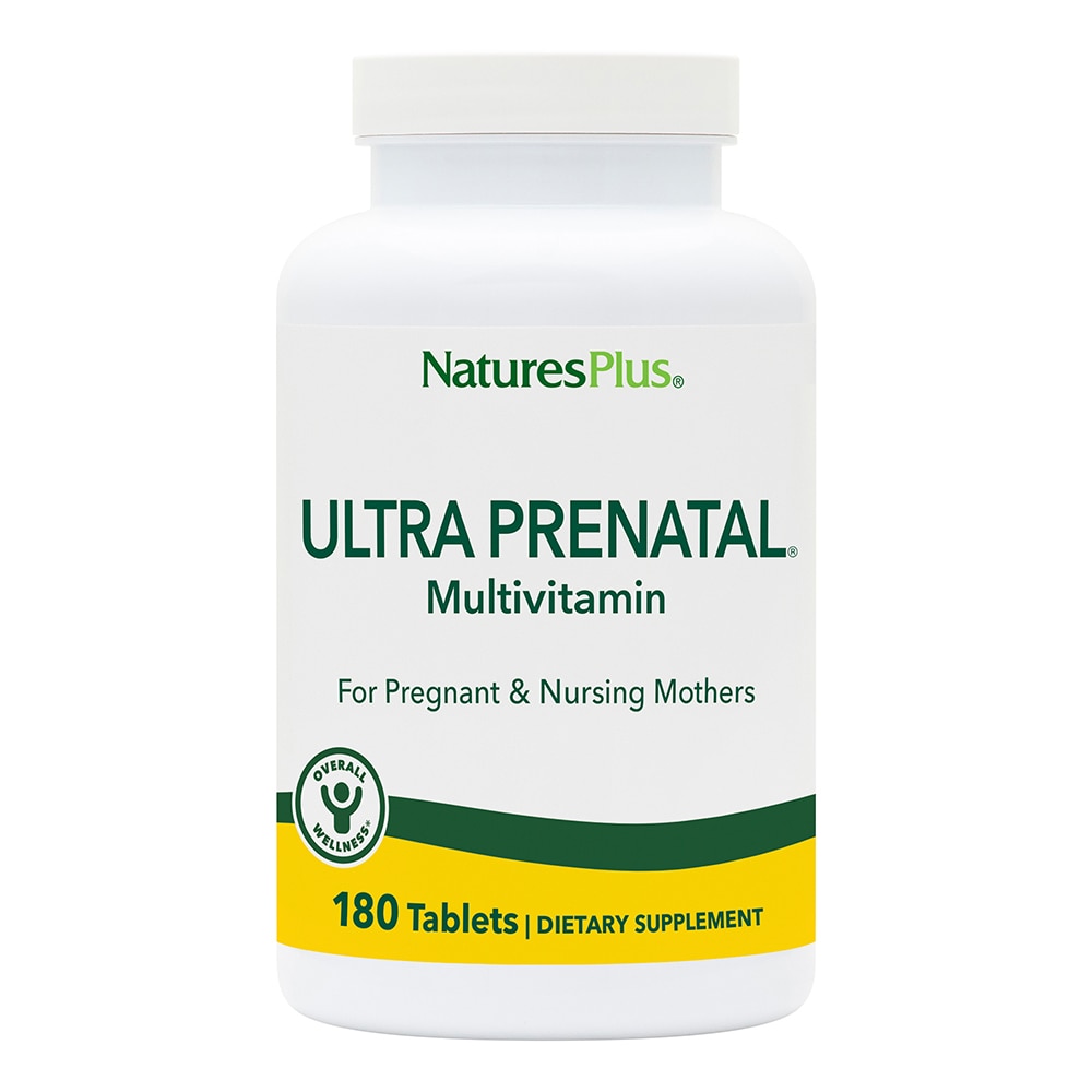 Ultra Prenatal -- 180 Tablets (Таблетки) NaturesPlus