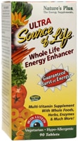 Ultra Source of Life Whole Life Energy Enhancer with Lutein -- 90 Tablets (Таблетки) NaturesPlus