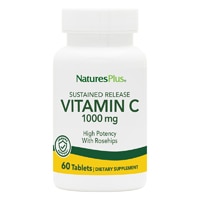 NaturesPlus Витамин С с замедленным высвобождением — 1000 мг — 60 таблеток NaturesPlus