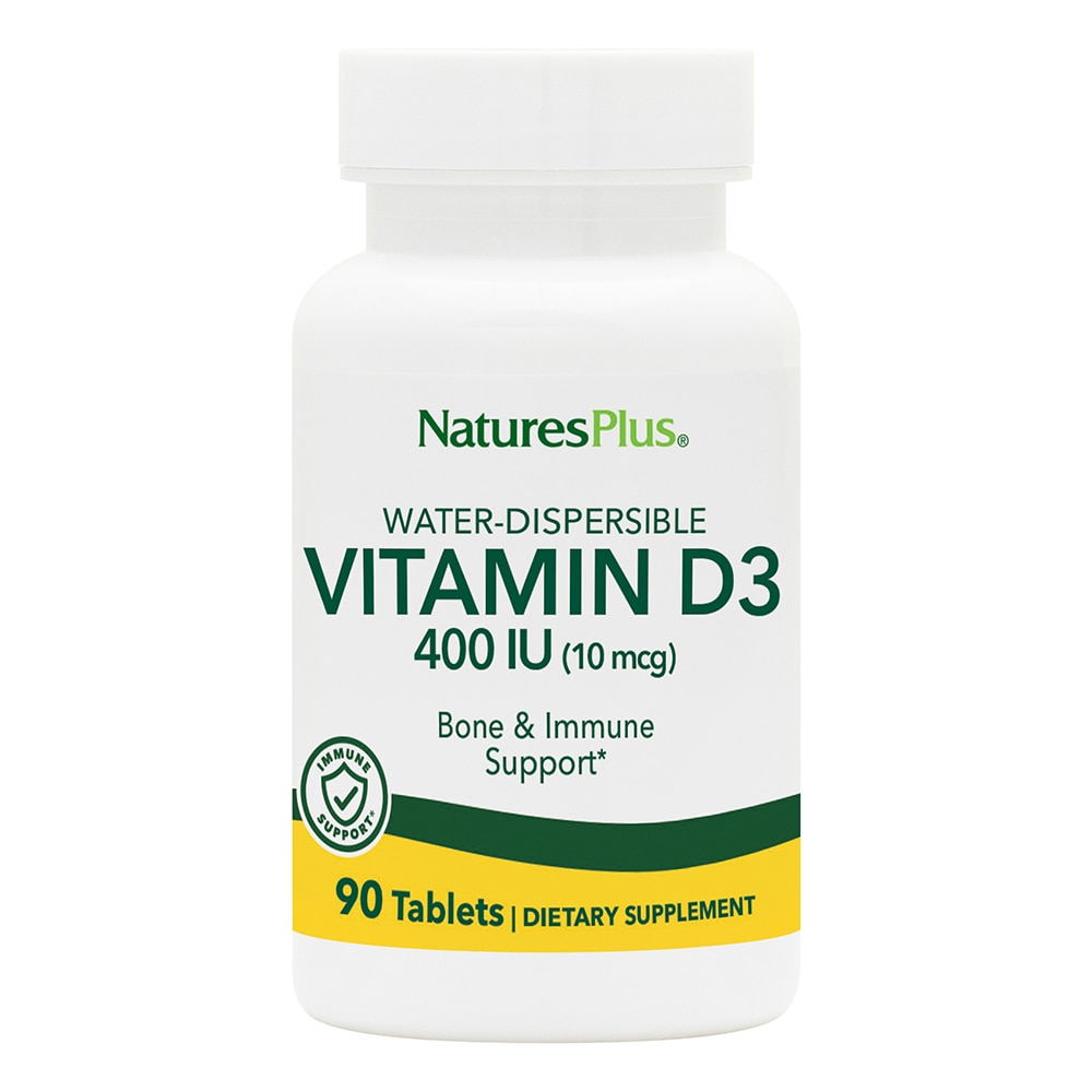 Vitamin D3 -- 400 IU - 90 Tablets (Таблетки) NaturesPlus