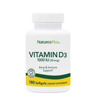 NaturesPlus Витамин D3 — 1000 МЕ — 180 мягких таблеток NaturesPlus