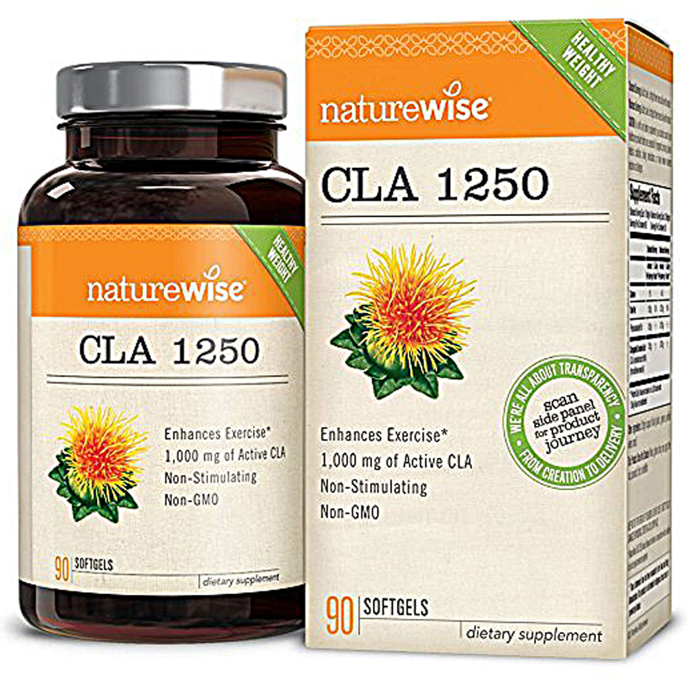 CLA 1250 -- 1000 mg - 90 Softgels (Мягкие капсулы) NatureWise