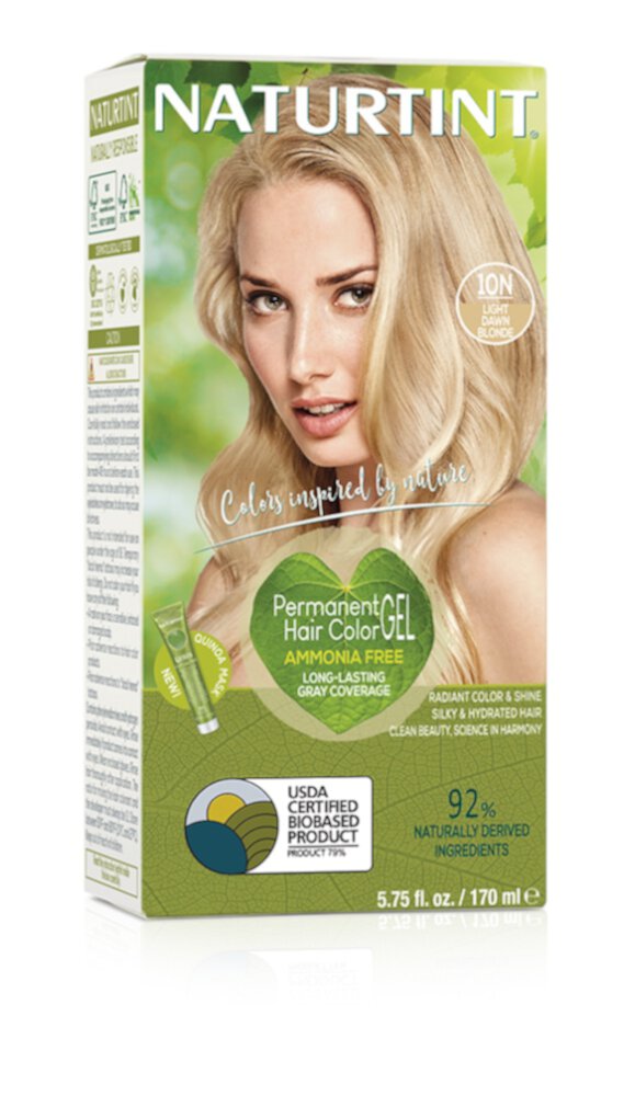 Стойкая краска для волос Naturtint 10N Light Dawn Blonde -- 5,45 жидких унций Naturtint
