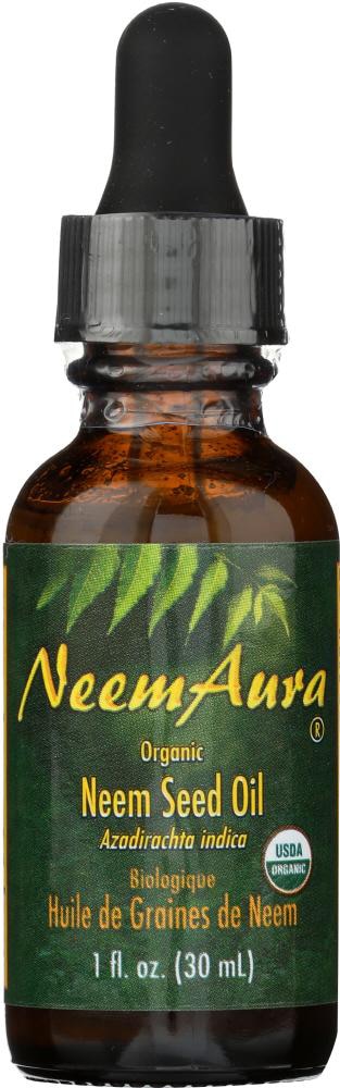 Органическое масло семян нима — 1 жидкая унция Neem Aura