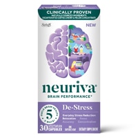 Капсулы для снятия стресса Vegetarian Brain Performance Экстракт кофе и фруктов — 30 вегетарианских капсул Neuriva