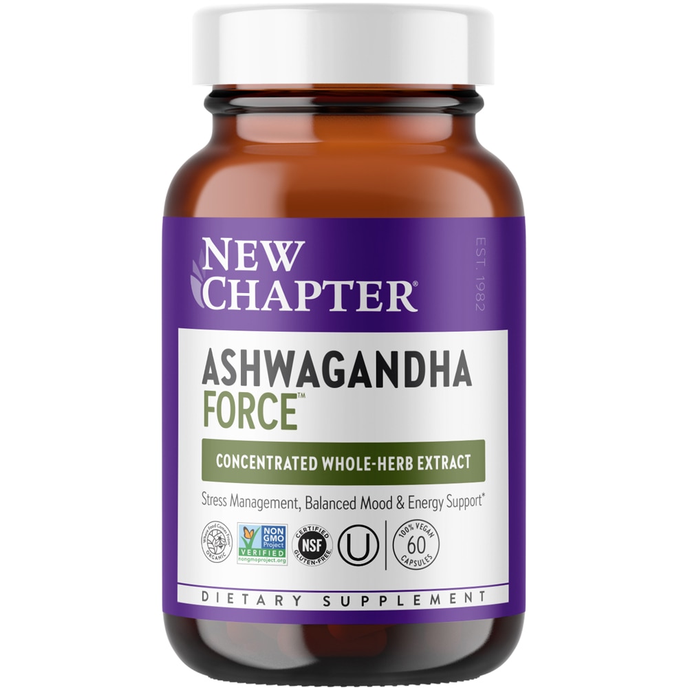 Ashwagandha Force -- 60 Capsules (Капсулы) New Chapter