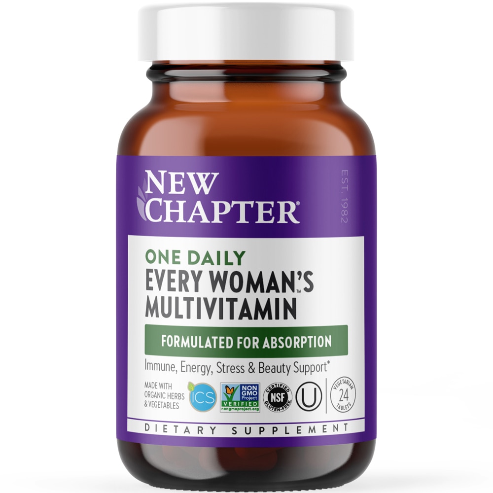 Every Woman's One Daily - Women's Multivitamin -- 24 Vegetarian Tablets (Вегетарианские таблетки) New Chapter