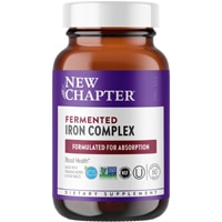 Fermented Iron Complex -- 60 Vegetarian Tablets (Вегетарианские таблетки) New Chapter