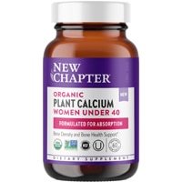 Organic Plant Calcium: Women Under 40 -- 60 Vegetarian Tablets (Вегетарианские таблетки) New Chapter