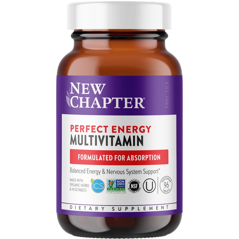 New Chapter Perfect Energy Multivitamin — 96 вегетарианских таблеток New Chapter