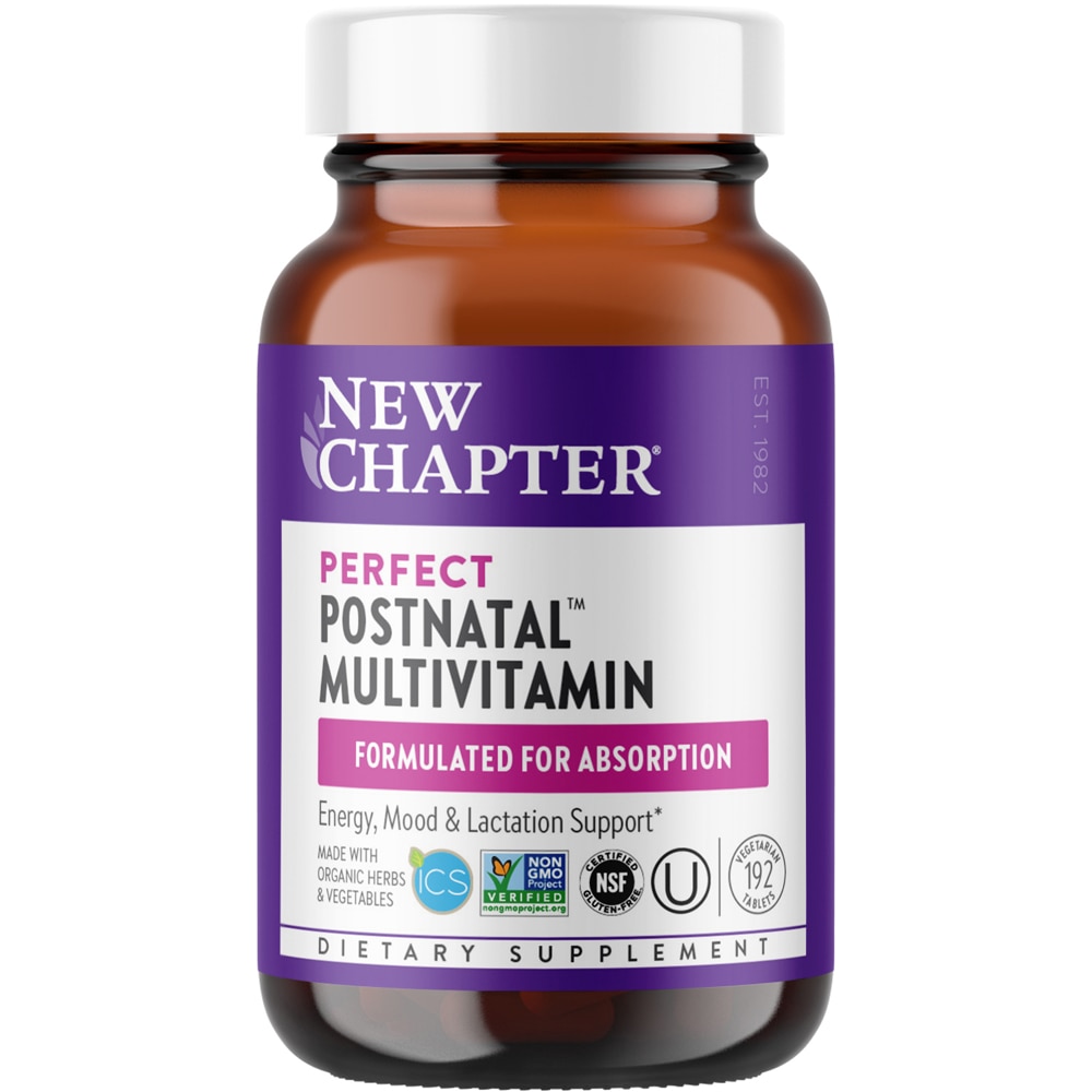 Perfect Postnatal Multivitamin -- 192 Tablets (Таблетки) New Chapter