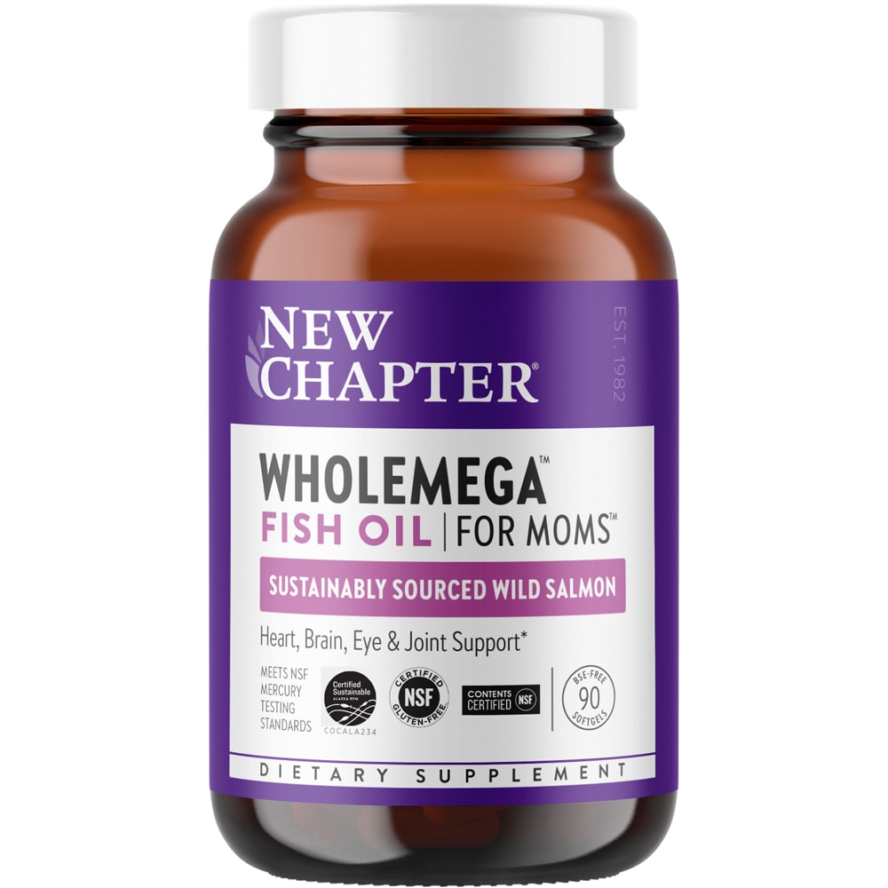 Wholemega for Moms -- 90 Softgels (Мягкие капсулы) New Chapter