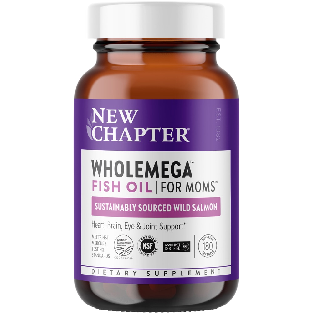 Wholemega for Moms -- 180 Softgels (Мягкие капсулы) New Chapter