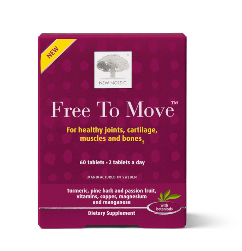 Free to Move -- 60 Tablets (Таблетки) New Nordic