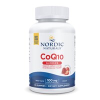Nordic Naturals CoQ10 Gummies Strawberry — 100 мг — 60 жевательных конфет Nordic Naturals