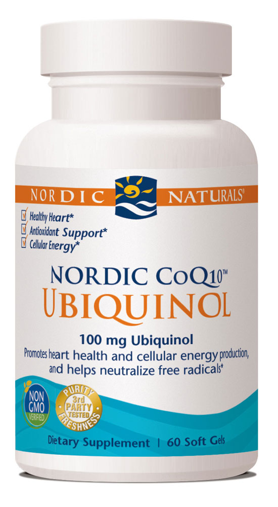 Nordic CoQ10 Ubiquinol - 100 мг - 60 мягких капсул - Nordic Naturals Nordic Naturals