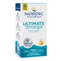Nordic Naturals Ultimate Omega Lemon — 1280 мг — 120 мягких капсул Nordic Naturals