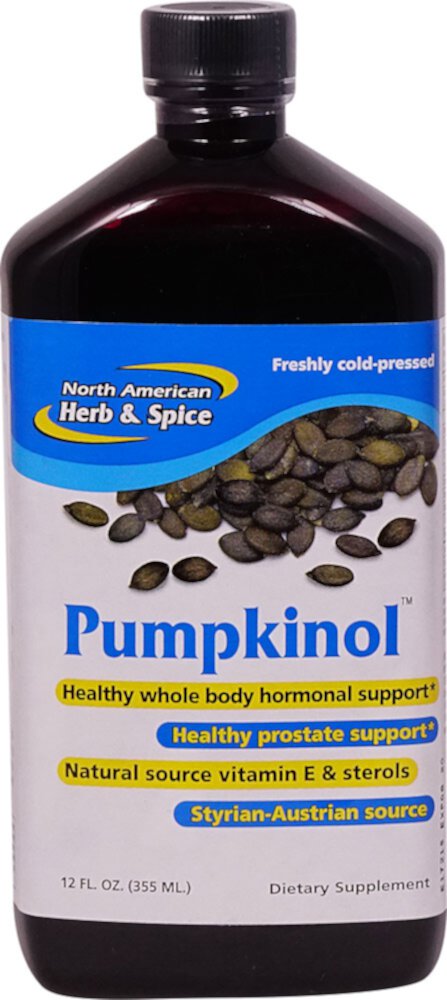 Тыквенное масло, холодного отжима, Pumpkinol™ - 355 мл - North American Herb & Spice North American Herb & Spice