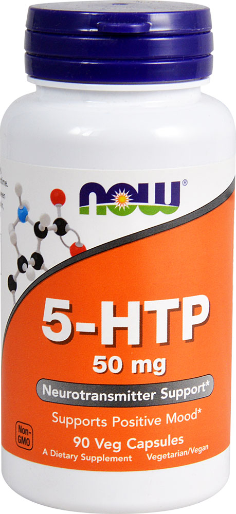5-HTP - 50 мг - 90 растительных капсул - NOW Foods NOW Foods