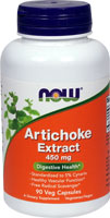 Экстракт артишока NOW - 450 мг - 90 растительных капсул NOW Foods