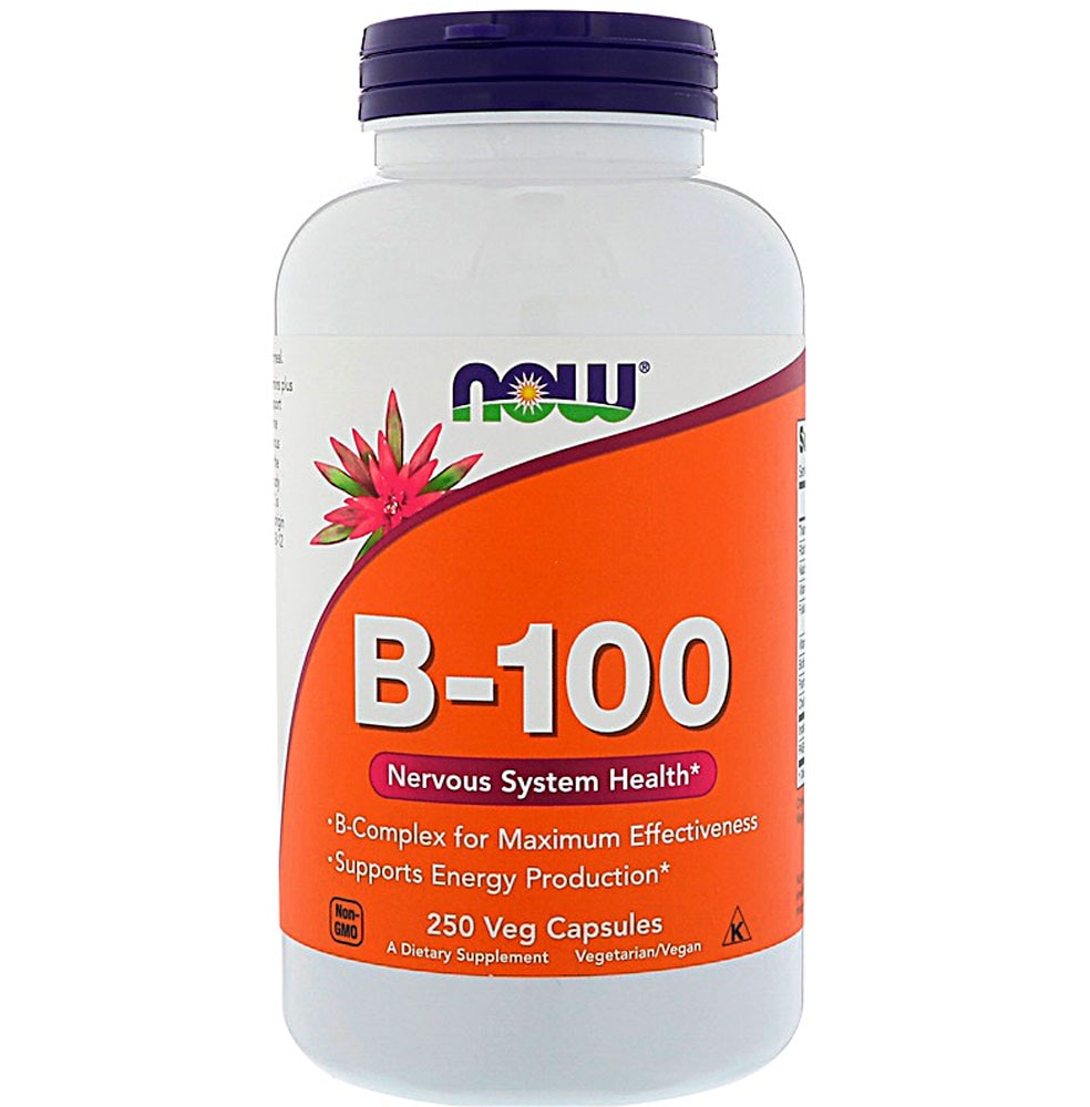 B-100 - 250 Вегетарианских Капсул - NOW Foods NOW Foods