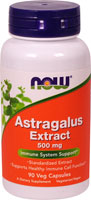 Экстракт астрагала — 500 мг — 90 растительных капсул NOW Foods