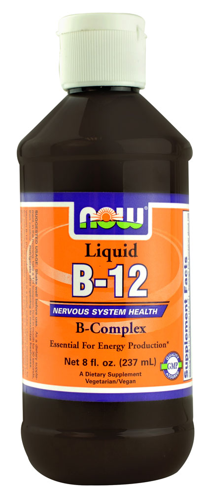 NOW B-12 B-Complex - жидкость - 8 жидких унций NOW Foods