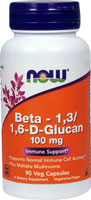 Beta-1,3/1,6-D-Glucan - 100 мг - 90 растительных капсул - NOW Foods NOW Foods