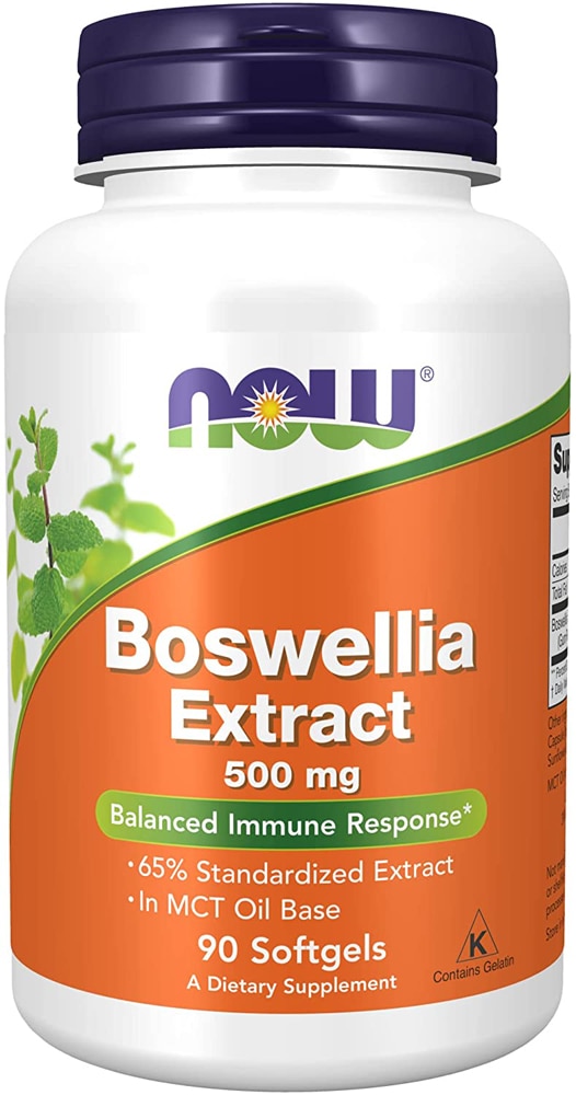 Экстракт Босвеллии - 500 мг - 90 мягких капсул - NOW Foods NOW Foods