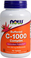 Буферизованный Витамин C-1000 Комплекс - 90 таблеток - NOW Foods NOW Foods