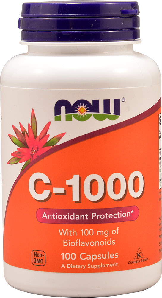 C-1000 - 1000 мг - 100 ВегКапс - NOW Foods NOW Foods
