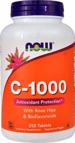 C-1000 -- 250 таблеток NOW Foods