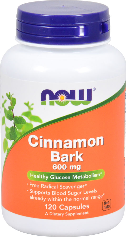 Cinnamon Bark -- 600 mg - 120 Capsules (Капсулы) NOW Foods