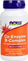 Co-Enzyme B-Complex -- 60 Veg Capsules (Вегетарианские капсулы) NOW Foods