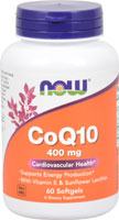 NOW CoQ10 -- 400 мг -- 60 капсул NOW Foods