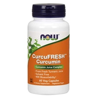 CurcuFresh™ Curcumin - 60 Вег Капсул - NOW Foods NOW Foods