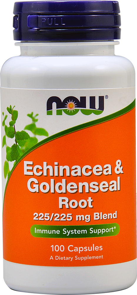 Echinacea & Goldenseal Root -- 100 Capsules (Капсулы) NOW Foods