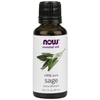 NOW Essential Oils Sage -- 1 жидкая унция NOW Foods