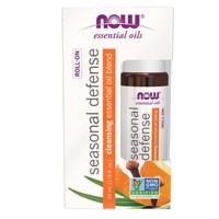 NOW Essential Oils Seasonal Defense Essential Oil Blend Roll-On — 0,34 жидких унции NOW Foods