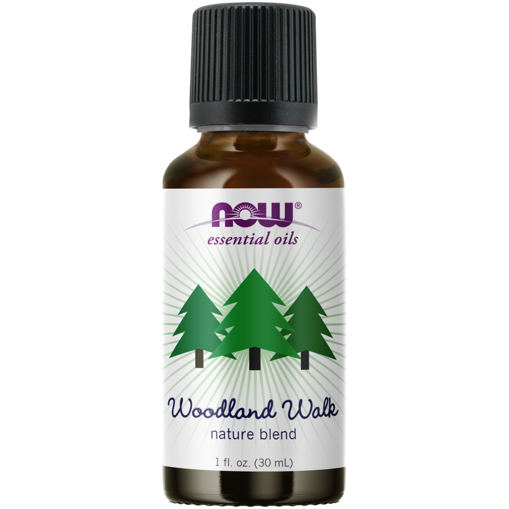 NOW Essential Oils Woodland Walk Blend — 1 жидкая унция NOW Foods